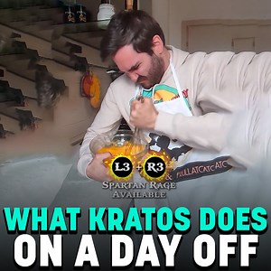 279K views · 3.3K reactions | A day in the life of Kratos when he's off work   cidilicrash | Gaming Moments | Facebook