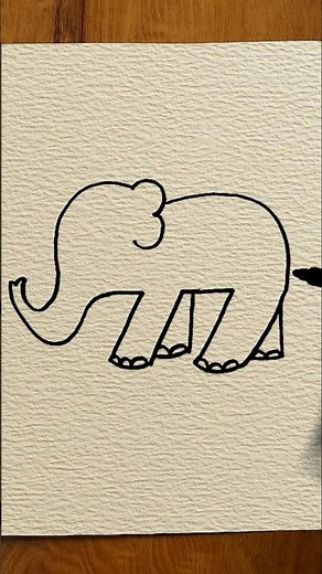 elephant drawing with pencil for beginners step by step #drawing