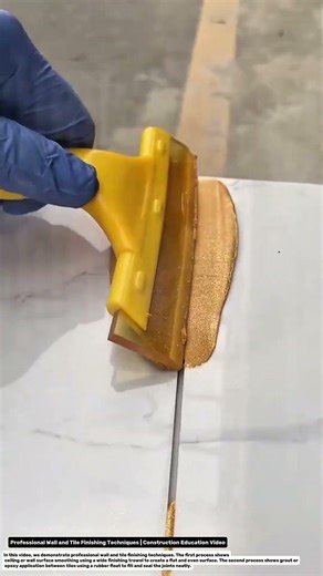 Professional Wall and Tile Finishing Techniques | Construction Education Video.