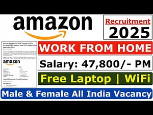 Amazon Recruitment 2025 | Amazon 10th & 12th Pass Jobs | Amazon Vacancy 2025 | Amazon Jobs 2025