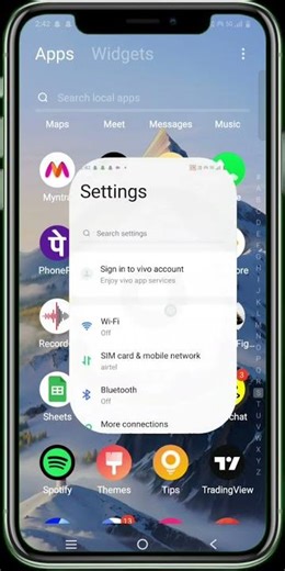 How to enable dark mode in android mobile | Pure mobile ko dark mode me kaise kare #darkmode #shorts
