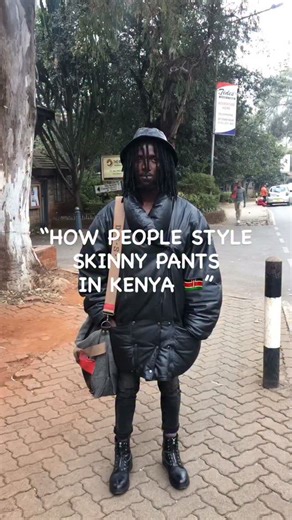 MakeNairobiFly on Instagram: "How people are styling skinny pants 🇰🇪,,,,would you rock skinny 👀? #skinnyjeans"