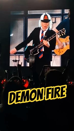 AC/DC raise Demon Fire live above São Paulo ⚡🔥 #ACDC #DemonFire #SaoPaulo