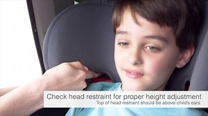 How to Secure Child in Seat with Backrest: Britax 2-Stage Booster Seats