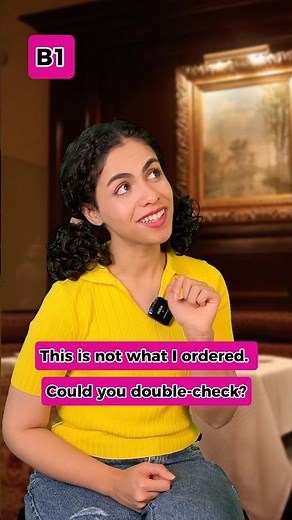 She didn’t like the FOOD… 👎🏼 #learnenglish