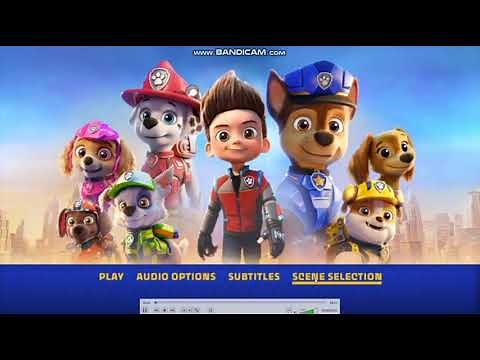 PAW Patrol: The Movie 2021 DVD Menu Walkthrough