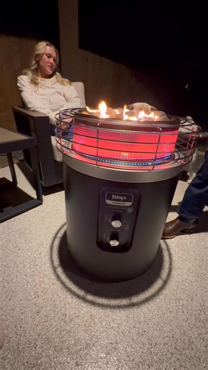 I can never sit around fire pits because the smoke causes a severe asthma attack. Brian got me the best Christmas Gift so I can sit outside! Look at this amazing Ninja Fire Side!! I highly recommend if you are still looking for the perfect gift! #Samsclub #christmas2025 #besthusbandaward #smokelessfirepit #ninja #Christmas #bestgiftever #topgiftideas | Holly Mathieson
