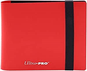 Ultra Pro E-15367 Eclipse 2 Pocket Pro Binder-Apple Red, 80-Card Display Album, Made of Polyvinyl Chloride, Acid-Free, Archival-Safe Materials
