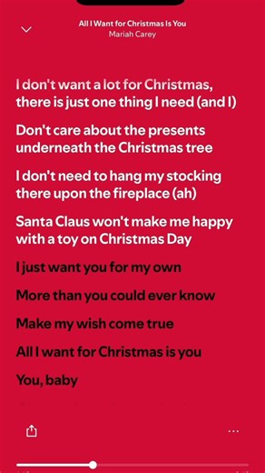 All I Want for Christmas Is You" by Mariah Carey 🎤🎶 #lyricsvideo #lyrics #music #christmassongs