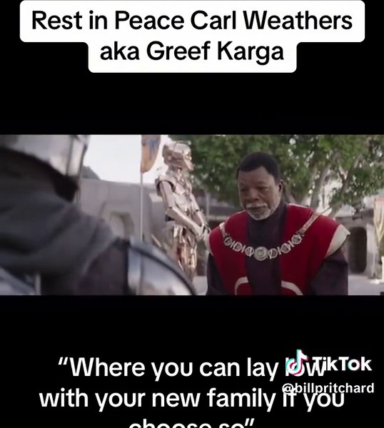 Remembering Carl Weathers as Greef Karga in The Mandalorian