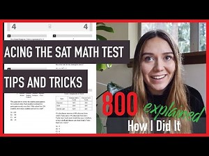 HOW TO ACE THE SAT MATH SECTION | SAT tips and tricks