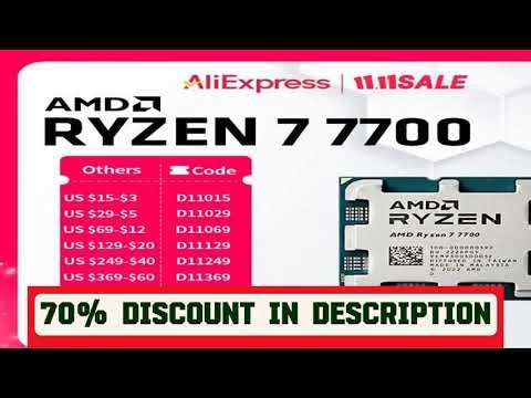 A must-have product! AMD Ryzen 7 7700 R7 7700 CPU 8-Core 16-Thread 5.3GHz Unlocked Desktop Process