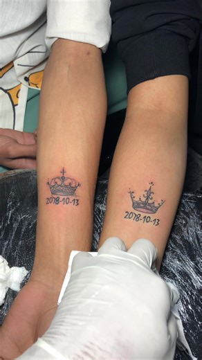 Unique Couple Tattoo Ideas - Mongolian Inspired Designs