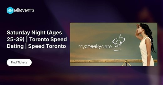 Saturday Night (Ages 25-39) | Toronto Speed Dating | Speed Toronto