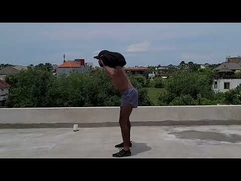 Sandbag Good Mornings Exercise Demonstration