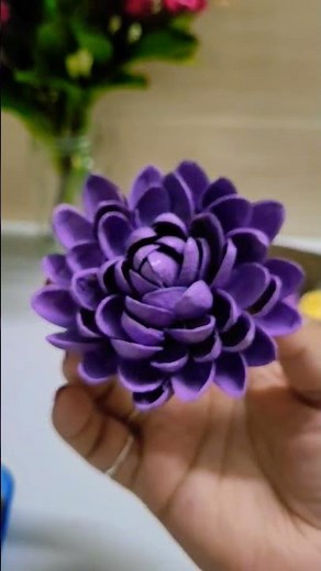 Diy how to make flower from pista shells| Pista Shells Craft #pistachio