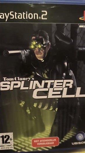 Splinter Cell tripack fourreau 😱 Flemish version #ps2