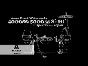 4000SS & 5000SS 8"- 10" Ames Fire & Waterworks Backflow Repair | Watts Repairs