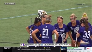 WATCH: North Carolina women's lacrosse scores 8 consecutive goals in fourth quarter to shock Northwestern in 2022 semifinal