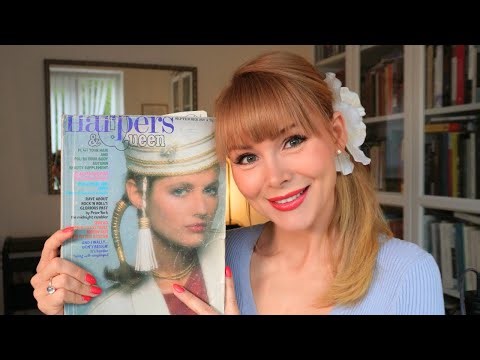 ASMR Magazine Flipthrough | Vintage 1978 Harper’s & Queen | Vintage Fall Fashion & Retro Beauty