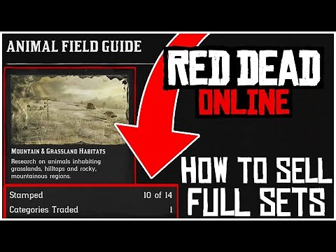 How to Sell a FULL SET of Animal Samples for the Naturalist Role | Red Dead Online Tips