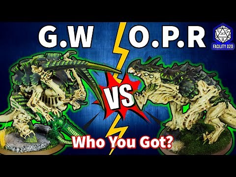 GAMES WORKSHOP GETS WRECKED 3D Printing Miniatures, Warhammer 40k vs One Page Rules