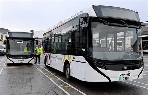 Guernsey’s first two electric buses have arrived on island as part of the gradual replacement of the island’s fleet. Electric buses have previously been trialled in the island, but these are the first to be bought by the States of Guernsey. These have been bought in line with the States’ aim of seeking to reduce island emissions by 57% by 2030, with transport being the main contributor to direct emissions. Read more at https://gov.gg/Guernsey-first-two-electric-buses-arrive | The States of Guern