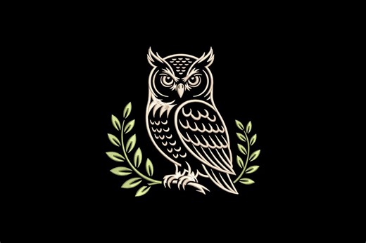 An Owl Sitting on a Tree Embroidery Design, Owl Machine Embroidery, 4 Sizes, Instant Download - Etsy