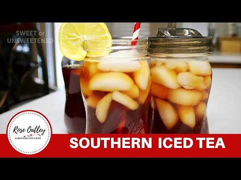 How to make Southern Iced Tea | Sweet Tea | Sweet Iced Tea | Texas Tea