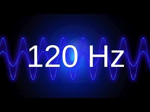 120 Hz clean pure sine wave TEST TONE frequency
