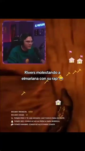 ahora del pov de elmariana || #recuerdos @rivers @ElMariana | rivers molesta a mariana con su rap
