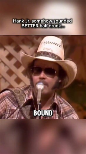Whether he was half drunk or not, Hank Williams Jr. could absolutely command a stage. #90scountry