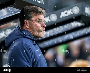 Dieter Hecking (VfL Bochum 1848, Chef-Trainer), GER, Borussia Mönchengladbach / Moenchengladbach vs. FC Nürnberg / Nuernberg, Fussball, 1. Bundesliga, 19. Spieltag, Spielzeit 2024/2025, 25.01.2025,  DFL/DFB REGULATIONS PROHIBIT ANY USE OF PHOTOGRAPHS AS IMAGE SEQUENCES AND/OR QUASI-VIDEO,   Foto: Eibner-Pressefoto/Gabriel Boia Stock Photo - Alamy