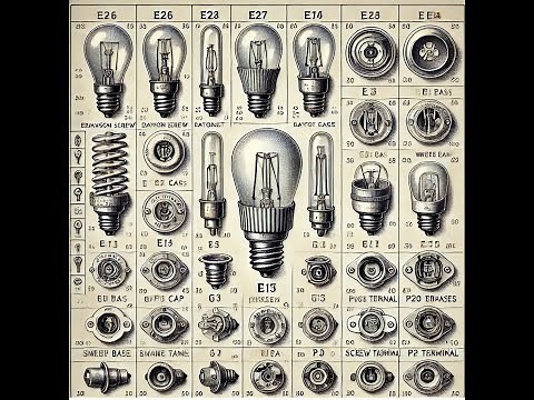 What is with all the Light Bulb Bases?
