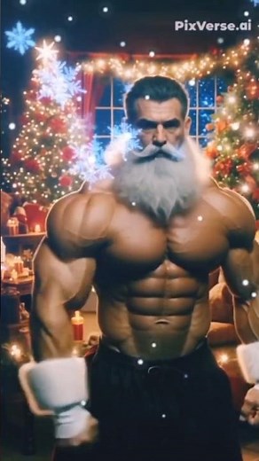 When Santa Hits the Gym 💪🎅 | You Won’t Believe His Transformation!