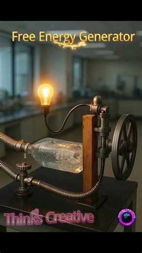 Free Energy Generator With Wind pressure #fblifestyle #FreeEnergyGenerator #freeenergy #FreeEnergyClub #Wheels #wheelenergy #thinkcreative | Thinks Creative