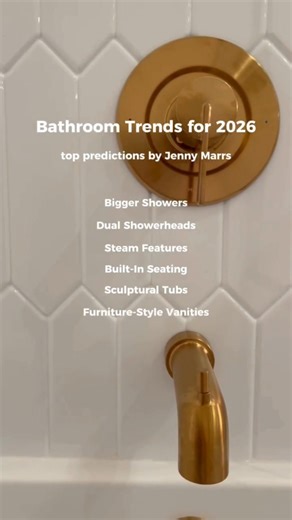 Bathroom design is evolving fast, and 2026 is shaping up to be one of the most exciting years yet. Check out these top predictions from our National Re-Bath Designer, Jenny Marrs! 🚿 ⁠Ready to start your own update with designs built for today and tomorrow? Tap the link in our bio to schedule your free consultation.⁠⁠ ⁠#ReBath #BathroomTrends #2026Trends #JennyMarrs #HomeRemodeling #BathroomDesign #DreamBathroom #RemodelInspiration #HomeUpdates #ReBathNation | Re-Bath St. Louis