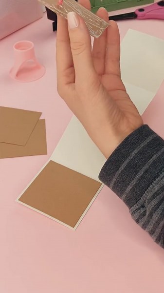 Fun Scrapbook Layout with an Envelope & Photo Cards