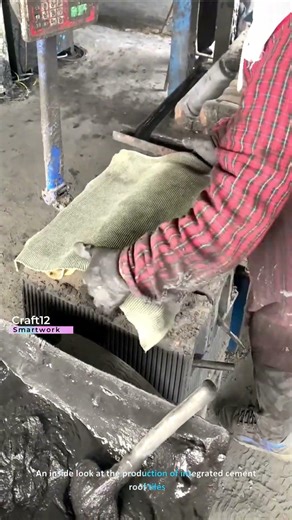 Integrated Cement Tile Production Process