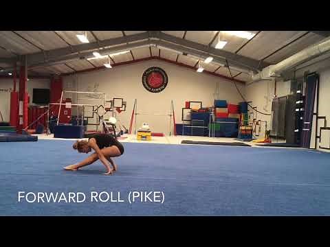 Forward Roll (tuck, pike, straddle)
