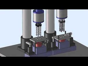 Multi Spindle Head Drilling, Tapping Machine