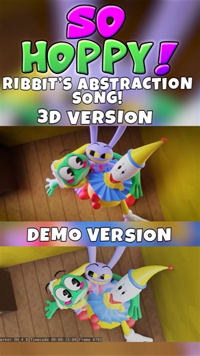 SO HOPPY! (Abstraction Song) Demo VS Final Ribbit Abstract MOVIE LEAK | The Amazing Digital Circus