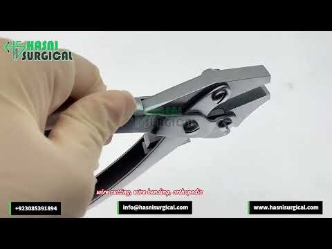 Orthopedic Flat Nose Pliers & K Wire Cutter with Scissors – Surgical Instrument