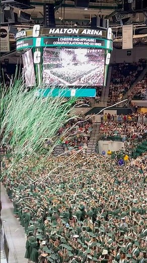 Exciting Ending to UNC Charlotte Graduation! 🎓#unccharlotte #graduation2025