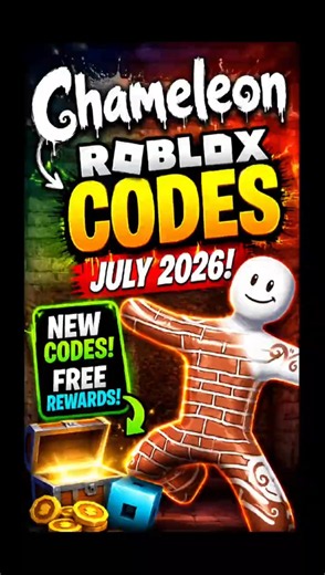 🔥 Chameleon Codes (July 2026) | All NEW Roblox Codes #roblox #codes