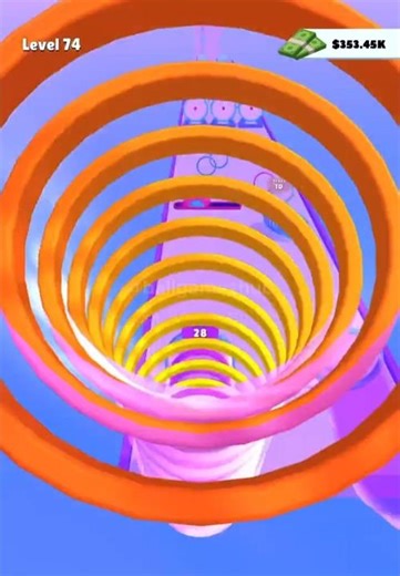 Circle Stack Rider Perfect Tower Run 😱🔥 #shorts