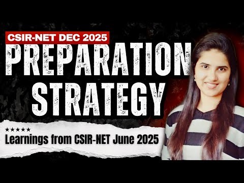 Preparation strategy for csir net chemical science | CSIR NET December 2025 Preparation |J Chemistry