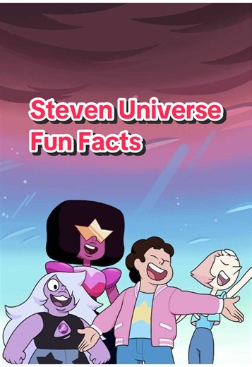 Steven Universe Fun Facts 💞 #stevenuniverse #garnetstevenuniverse #pearlstevenuniverse #rebeccasugar #cartoonnetwork