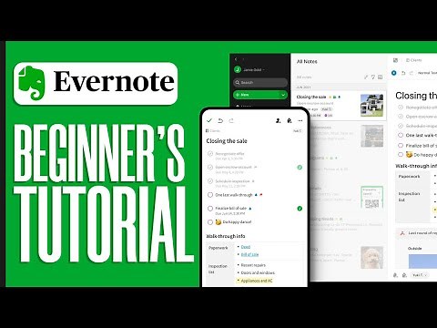 Evernote Tutorial For Beginners | How to Use Evernote 2025
