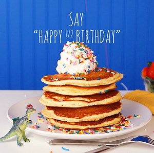 We make the yum, you add the love. What’s your favorite pancake occasion? Say it with #Krusteaz | Krusteaz